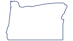 Oregon State Map